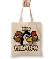 Angry Flightless Bez Çanta Uzun Saplı