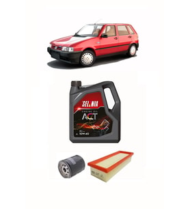FİAT UNO 70 S 70 SX 70 SXİE 1.4 İE YAĞ BAKIM SETİ 4L SELENİA MOTOR YAĞI + HAVA + POLEN FİLTRESİ