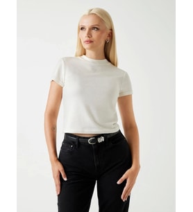 Guess Licia Kadın Beyaz Top W5BP07KCGM2-G012