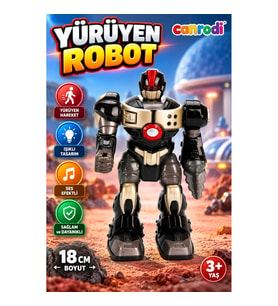 M.A.R.S. Sesli Işıklı Yürüyen Robot 18 cm