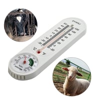 Ayt Powermaster Pm-24665 Sıcaklık Nem Ölçer Analog Termometre -20 +50 Derece Arası Ölçüm Ev Duvar Tipi