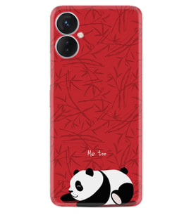 Tecno Spark 9T Kılıf Resimli Desenli Silikon Platinium Series Sleeping Panda 1810