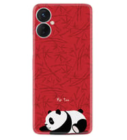 Tecno Spark 9T Kılıf Resimli Desenli Silikon Platinium Series Sleeping Panda 1810