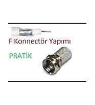 EF VİDA 50 PARÇA  UYDU KONNEKTÖR RG-6-F (5343)