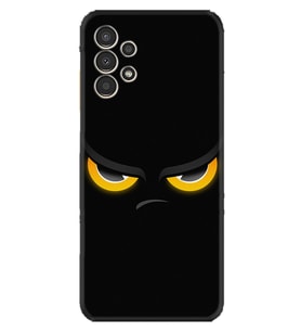 Samsung Galaxy M14 Kılıf Silikon Desen Özel Seri Black Eyes 1644