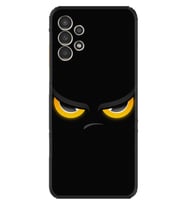 Samsung Galaxy M14 Kılıf Silikon Desen Özel Seri Black Eyes 1644