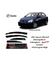 Sunplex Hyundai Accent Era Sunplex Mugen Tip 4'Lü Cam Rüzgarlığı