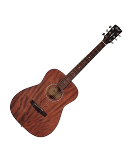 Cort AF510M OP Akustik Gitar (Başlangıç/Orta Seviye) Tamamı Maun (Mahogany) Gövde, Konser Tipi Küçük Kasa ve Open Pore Mat Kaplama