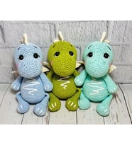 Şirin Ejderhalar Takımı Amigurumi Organik Oyuncak