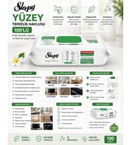 Sleepy Yüzey Temizlik Havlusu 100'lü