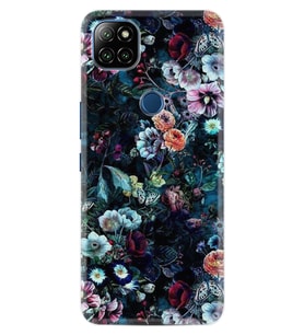 Casper E30 F20 X20 Kılıf Desemli Silikon Great Flowers 1304
