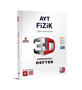 3d Ayt Fizik Defter Video Destekli