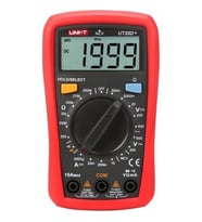 Unit UT33D+ 600V 10A Dijital Multimetre (Siyah)