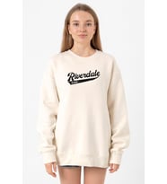 Riverdale Bronx New York City Ekru Kadın 2ip Sweatshirt
