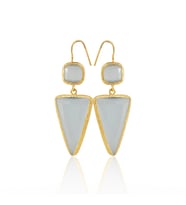Kadir Jewellery 22 Ayar Altın Kaplama Kadın Sallantılı Küpe -El İşçiliği Ve Hipoalerjenik Küpe