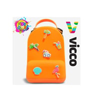 Vicco Pvc Mini Boy Çocuk Plaj Çantası Kreş Çantası Sırt Çantası Okul Çantası Unisex Çanta