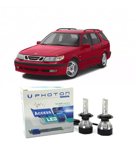Saab 9-5 Led Xenon Kısa Far Ampulü H7 Access Yeni Seri Beyaz 2001+