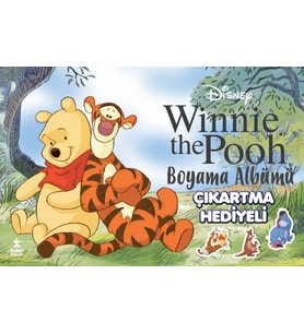 Disney Winnie The Pooh Çıkartma Hediyeli Boyama Albümü