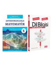 Antrenman Yayınları Antremanlarla Matematik 4 ve AKM Dil Bilgisi Soru Bankası Seti 2 Kitap