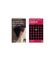 1984 + Bilinmeyen Bir Kadının Mektubu- 2 Kitap Set - Iş Bankası Özel Set 1984 Kitabı