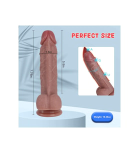 Yapay Penis Gerçekçi Silikon Yapay Penis, Klitoral Vajina Güçlü Vantuzlu