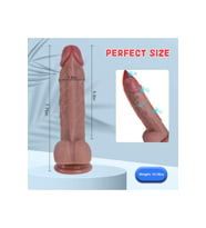 Yapay Penis Gerçekçi Silikon Yapay Penis, Klitoral Vajina Güçlü Vantuzlu