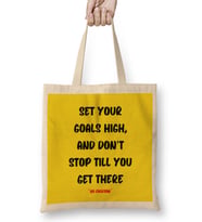 Motivational Quotes Sayings - Entrepreneurs İnspiration Success Work Gifts Bez Çanta Uzun Saplı