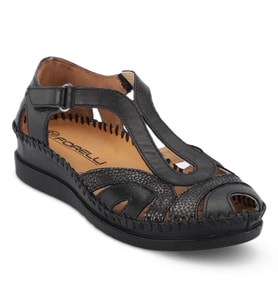 FORELLİ SALLY-G KADIN COMFORT SANDALET SİYAH