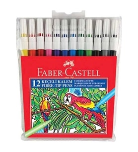 FABER CASTELL YIKANABİLİR KEÇELİ KALEM12'LI