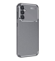 Samsung Galaxy S25 Plus Kılıf Auto Focus Karbon Kapak - Gri