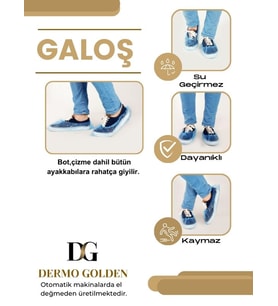 Tek Kullanımlık Galoş II Paket İçinde 10000 Adet vardır II Esnek&Kopmaz II 10 PAKET