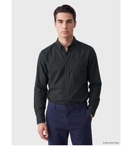 LCWAIKIKI Classic Haki Regular Fit Oxford Erkek Gömlek