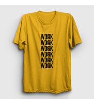 Presmono Unisex Sarı Work Work Work Rihanna T-Shirt 341960tt (Sarı)