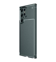 Samsung Galaxy S25 Ultra Kılıf Auto Focus Karbon Kapak - Koyu Yeşil