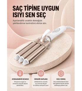Her Saç Tipine Uygun, Hızlı Isınan Bukle Yapıcı – Evde Kuaför Kalitesinde Sonuç Yeni Nesil