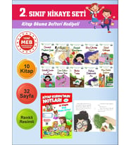 2.Sınıflar İçin Okumayı Sevdiren 10 lu Hikaye Seti 8 (Kitap Okuma Defteri Hediyeli)