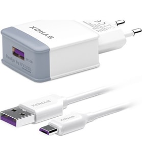 EU-10_Samsung Galaxy Pocket Neo Uyumlu Mikro Usb Girişli 3.0 Amper Şarj Aleti+Kablo Şarj Cihazı-Q30
