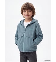 LCW Kids Mavi Kapüşonlu Erkek Çocuk Yağmurluk