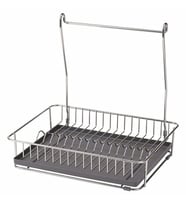 Askılı Bulaşık Sepeti IKEA Bulaşıklık Sepeti -Asılır Sepet MeridyenDukkan Çelik Koyu Gri Bulaşıklık