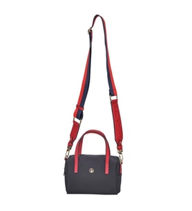 U.S. Polo Assn. Çapraz Askılı Kadın Çanta Lacivert-Kırmızı-Beyaz Us24284