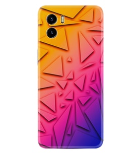 Vivo Y15S Y32 Y33S Y51 Y53S Kılıf Desemli Silikon Üçgenler 1635