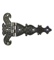 Dekoratif, Sac Tek Kuyruklu Menteşe - 69x102 Mm, Büyük, Antik, 1 Adet