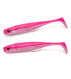 Daiwa Flat Junkie Duckfin Shad 3.5" 9cm Slikon Yem Hirame Pink