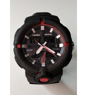 G Sport Polo H-Shock Çift Motor Su Geçirmez Saat (Kırmızı)