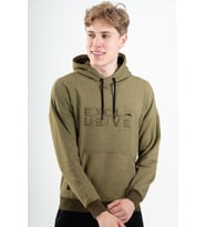 Maraton Comfort Erkek Kapüşonlu Yeşil Sweatshirt
