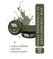 NISHMAN F2 Saç Şekillendirici Ve Bukle Belirginleştirici Bakım Yapan Wax 100 ML