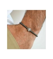 Erkek - Aslan Detay, Şık Tasarım Elegant Doğal Taş Bileklik  Handmade