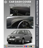 SKODA FABİA (1999-2006) Torpido Örtüsü Ön Göğüs Halı Torpido Koruma Birebir Uyum Kaymaz UV Koruma