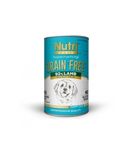 Nutri Canin Lamb Puppy Tahılsız Kuzulu ve Patatesli Yavru Köpek Konservesi 400 Gr