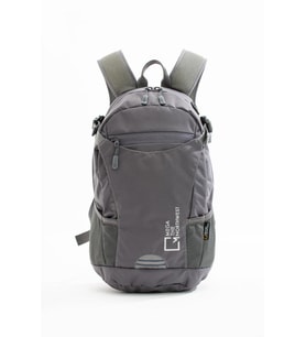 Unisex Dağcı Çantası Büyük Boy Sırt Çantası Seyahat Çantası 43*26 Cm Kamp Çantası Paraşüt Kumaş (Gri)